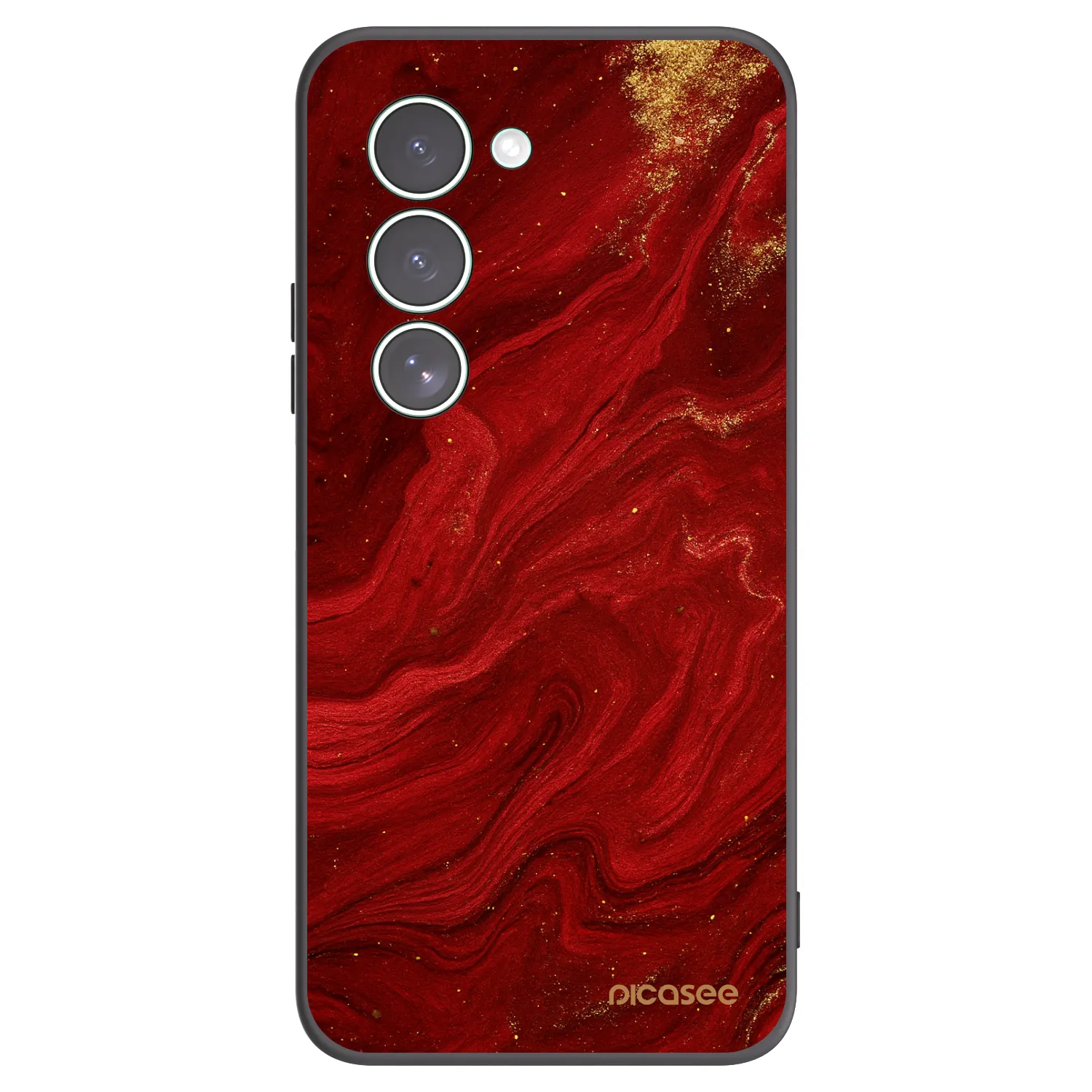 Picasee Xiaomi Redmi 15 5G Hülle - Schwarzes Silikon - Red