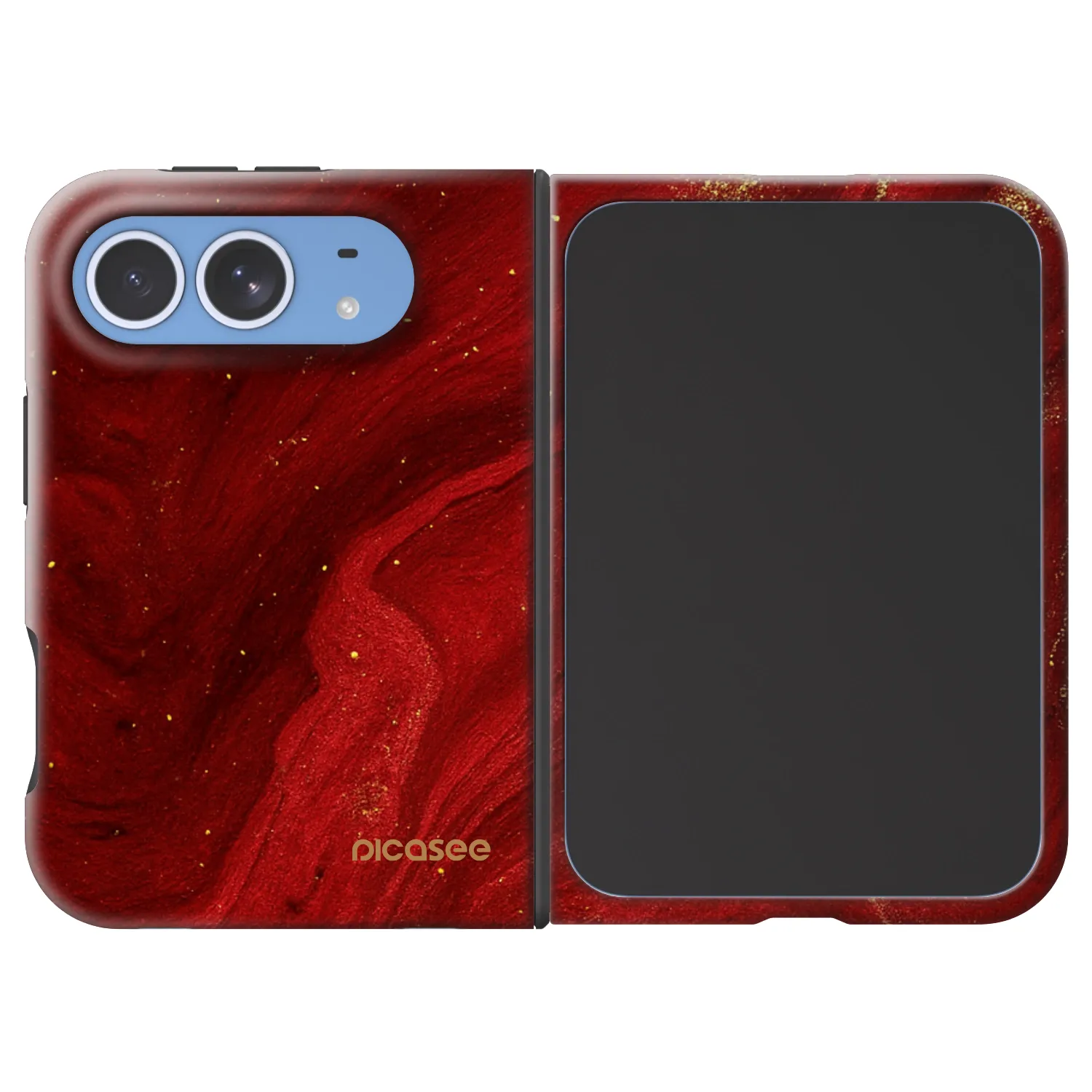Picasee Fashion Case MagSafe für Apple iPhone Duo - Red