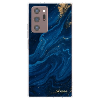 Picasee Samsung Galaxy Note 20 Ultra Hülle - Transparentes Silikon - Blue