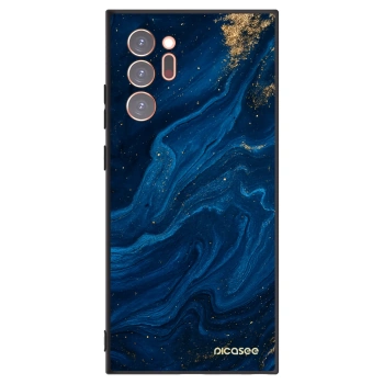 Picasee Samsung Galaxy Note 20 Ultra Hülle - Schwarzes Silikon - Blue