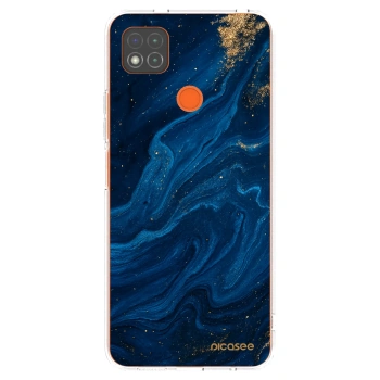 Picasee Xiaomi Redmi 9C Hülle - Transparentes Silikon - Blue