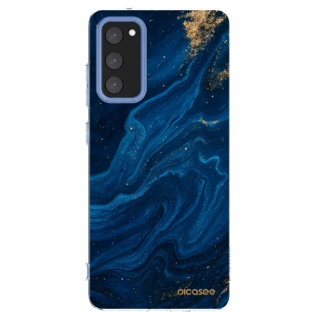 Picasee Samsung Galaxy S20 FE Hülle - Transparentes Silikon - Blue