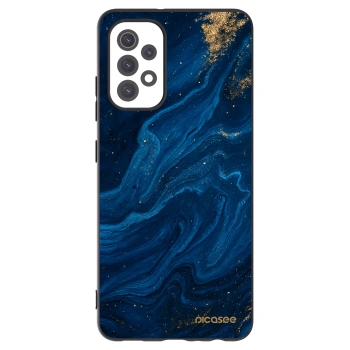 Picasee Samsung Galaxy A32 5G A326B Hülle - Schwarzes Silikon - Blue