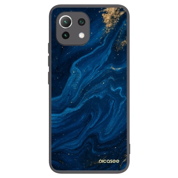 Picasee Xiaomi Mi 11 Lite Hülle - Schwarzes Silikon - Blue