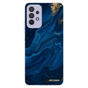 Picasee Samsung Galaxy A32 4G SM-A325F Hülle - Transparentes Silikon - Blue