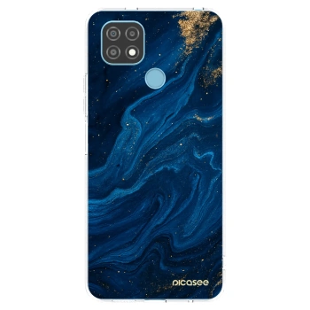 Picasee Realme C21 Hülle - Transparentes Silikon - Blue