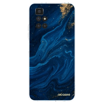 Picasee Xiaomi Redmi 10 Hülle - Transparentes Silikon - Blue