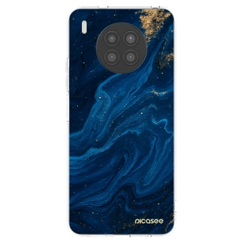 Picasee Huawei Nova 8i Hülle - Transparentes Silikon - Blue