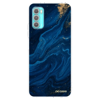 Picasee Motorola Moto G60 Hülle - Transparentes Silikon - Blue