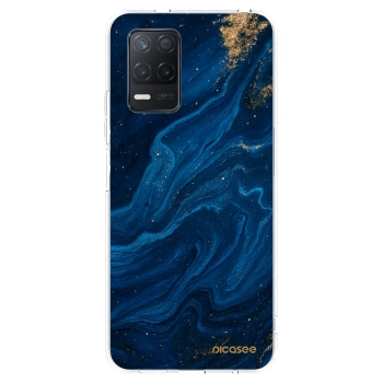Picasee Realme 8 5G Hülle - Transparentes Silikon - Blue