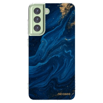 Picasee Samsung Galaxy S21 FE 5G Hülle - Transparentes Silikon - Blue