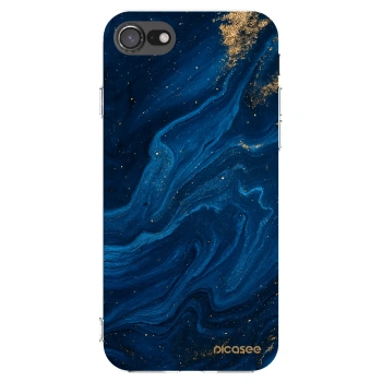 Picasee Apple iPhone SE 2022 Hülle - Transparentes Silikon - Blue