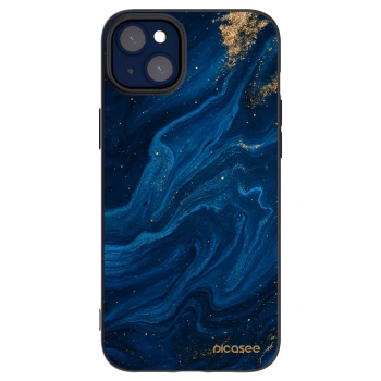 Picasee Apple iPhone 14 Plus Hülle - Schwarzes Silikon - Blue