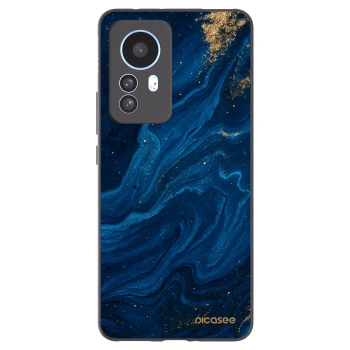 Picasee Xiaomi 12T Pro Hülle - Schwarzes Silikon - Blue