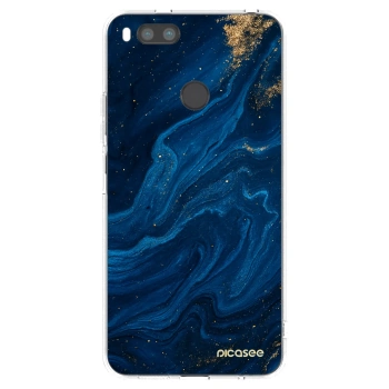 Picasee Xiaomi Redmi A1 Hülle - Transparentes Silikon - Blue