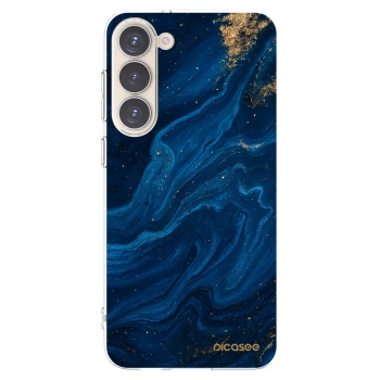 Picasee Samsung Galaxy S23+ 5G Hülle - Transparentes Silikon - Blue