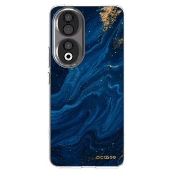 Picasee Honor 90 5G Hülle - Transparentes Silikon - Blue