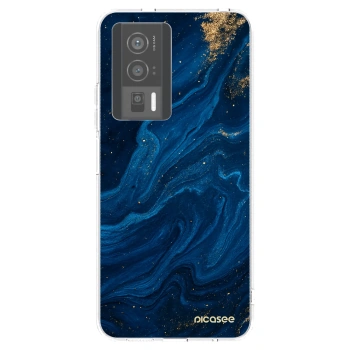 Picasee Xiaomi Poco F5 Pro 5G Hülle - Transparentes Silikon - Blue
