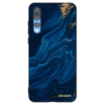 Picasee Huawei P20 Pro Hülle - Schwarzes Silikon - Blue