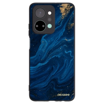 Picasee Honor X7a Hülle - Schwarzes Silikon - Blue