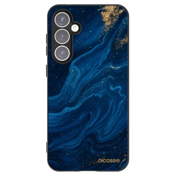 Picasee Samsung Galaxy S23 FE S711B Hülle - Schwarzes Silikon - Blue