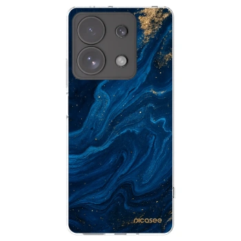 Picasee Xiaomi Redmi Note 13 Pro 4G Hülle - Transparentes Silikon - Blue