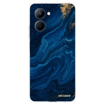 Picasee Realme C33 (2023) Hülle - Transparentes Silikon - Blue