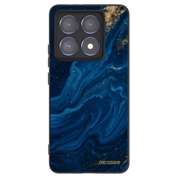 Picasee Xiaomi 14T Pro Hülle - Schwarzes Silikon - Blue