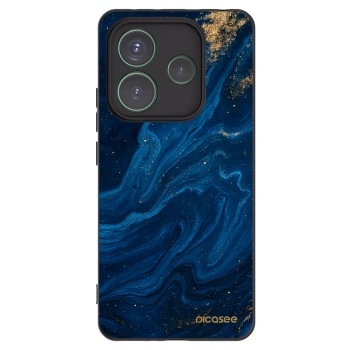 Picasee Xiaomi Redmi Note 14 5G Hülle - Schwarzes Silikon - Blue