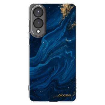 Picasee Samsung Galaxy S25 Edge 5G Hülle - Transparentes Silikon - Blue