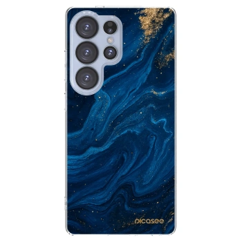 Picasee Samsung Galaxy S25 Ultra 5G Hülle - Transparentes Silikon - Blue