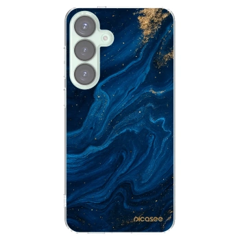 Picasee Samsung Galaxy S25+ 5G Hülle - Transparentes Silikon - Blue