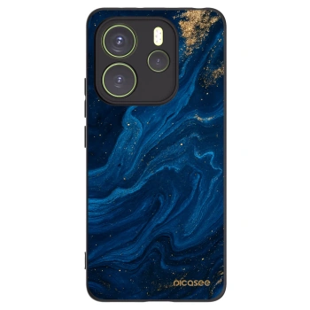 Picasee Xiaomi Redmi Note 14 4G Hülle - Schwarzes Silikon - Blue