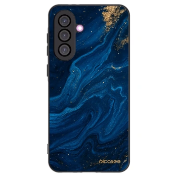 Picasee Samsung Galaxy A56 5G A566B Hülle - Schwarzes Silikon - Blue
