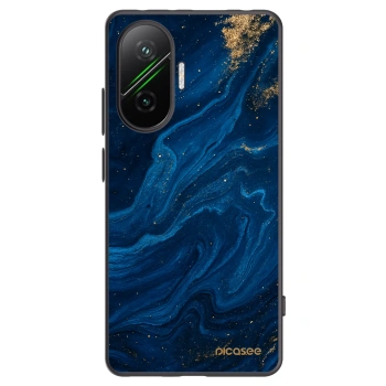 Picasee Xiaomi Poco F7 5G Hülle - Schwarzes Silikon - Blue