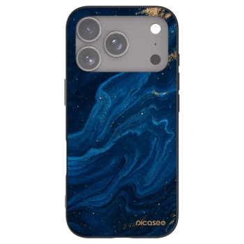 Picasee Apple iPhone 17 Pro Hülle - Schwarzes Silikon - Blue