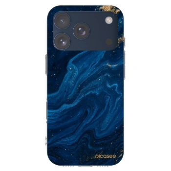 Picasee Apple iPhone 17 Pro Hülle - Transparentes Silikon - Blue