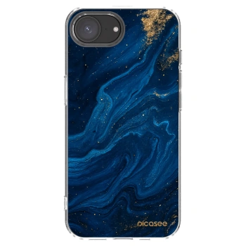 Picasee Apple iPhone 17e Hülle - Transparentes Silikon - Blue
