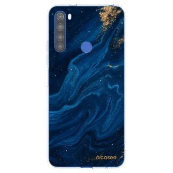 Picasee Xiaomi Redmi Note 8T Hülle - Transparentes Silikon - Blue