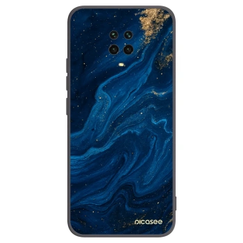 Picasee Xiaomi Redmi Note 9 Pro Hülle - Schwarzes Silikon - Blue