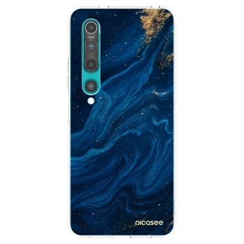 Picasee Xiaomi Mi 10 Hülle - Transparentes Silikon - Blue