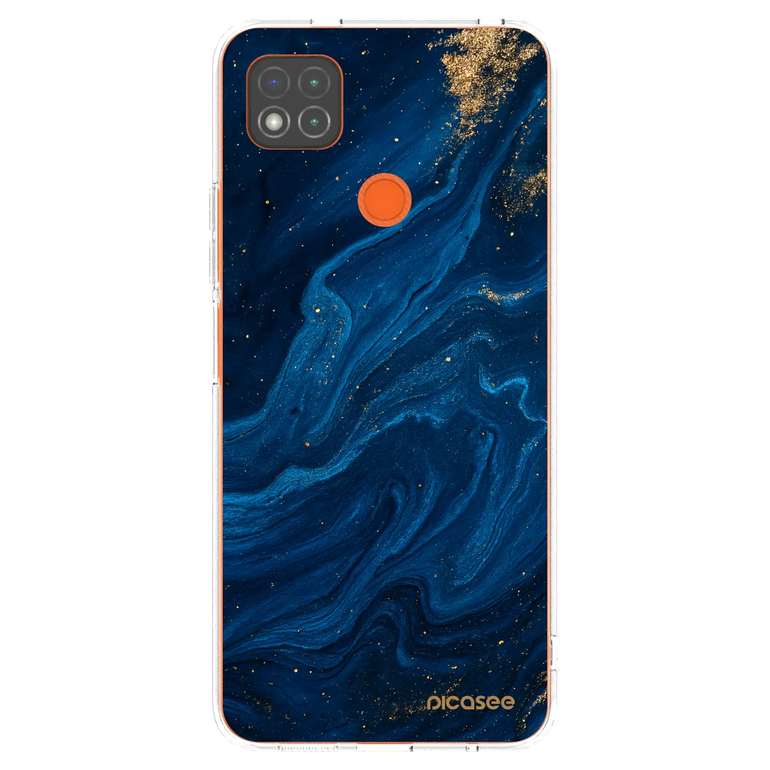 Picasee Xiaomi Redmi 9C Hülle - Transparentes Silikon - Blue