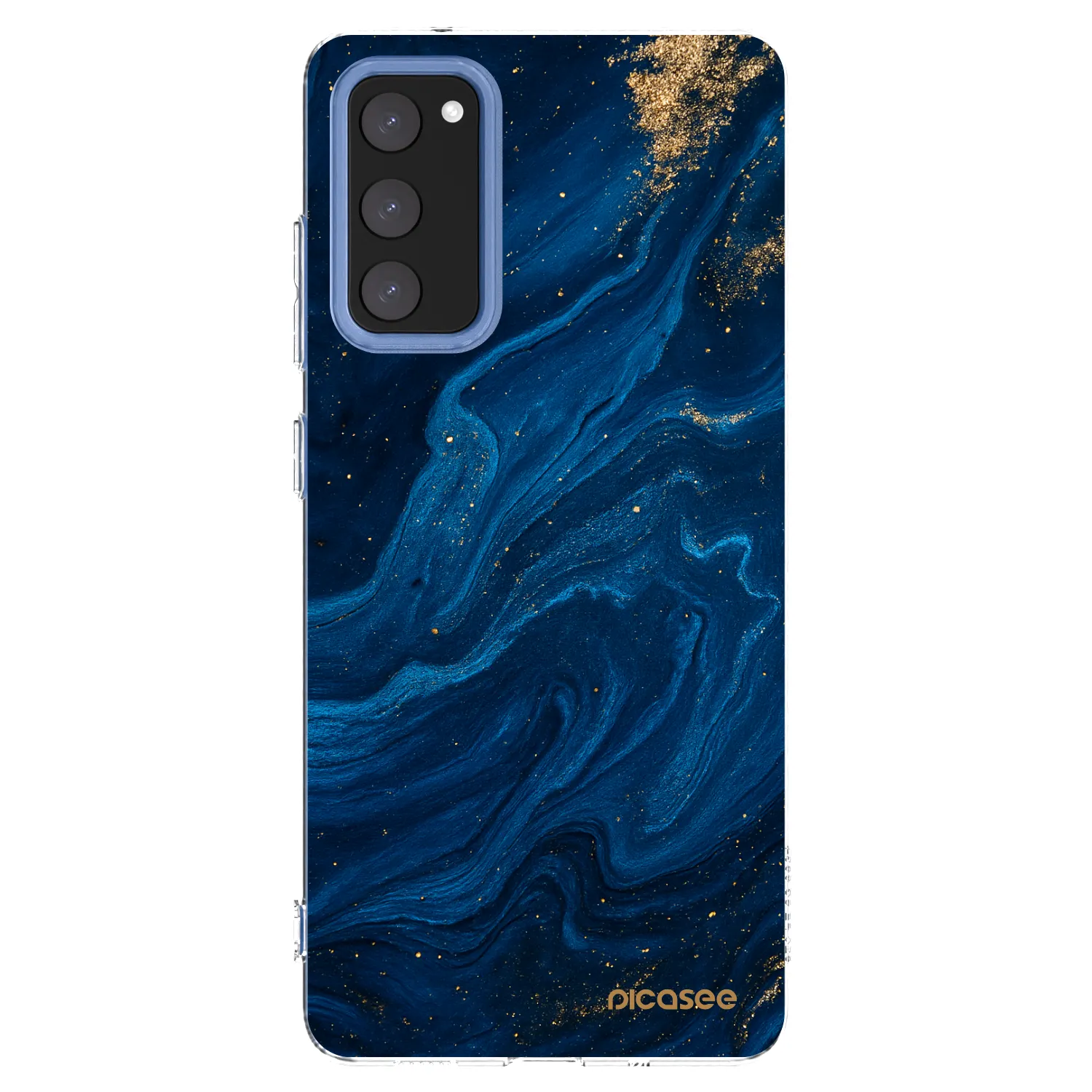 Picasee Samsung Galaxy S20 FE Hülle - Transparentes Silikon - Blue
