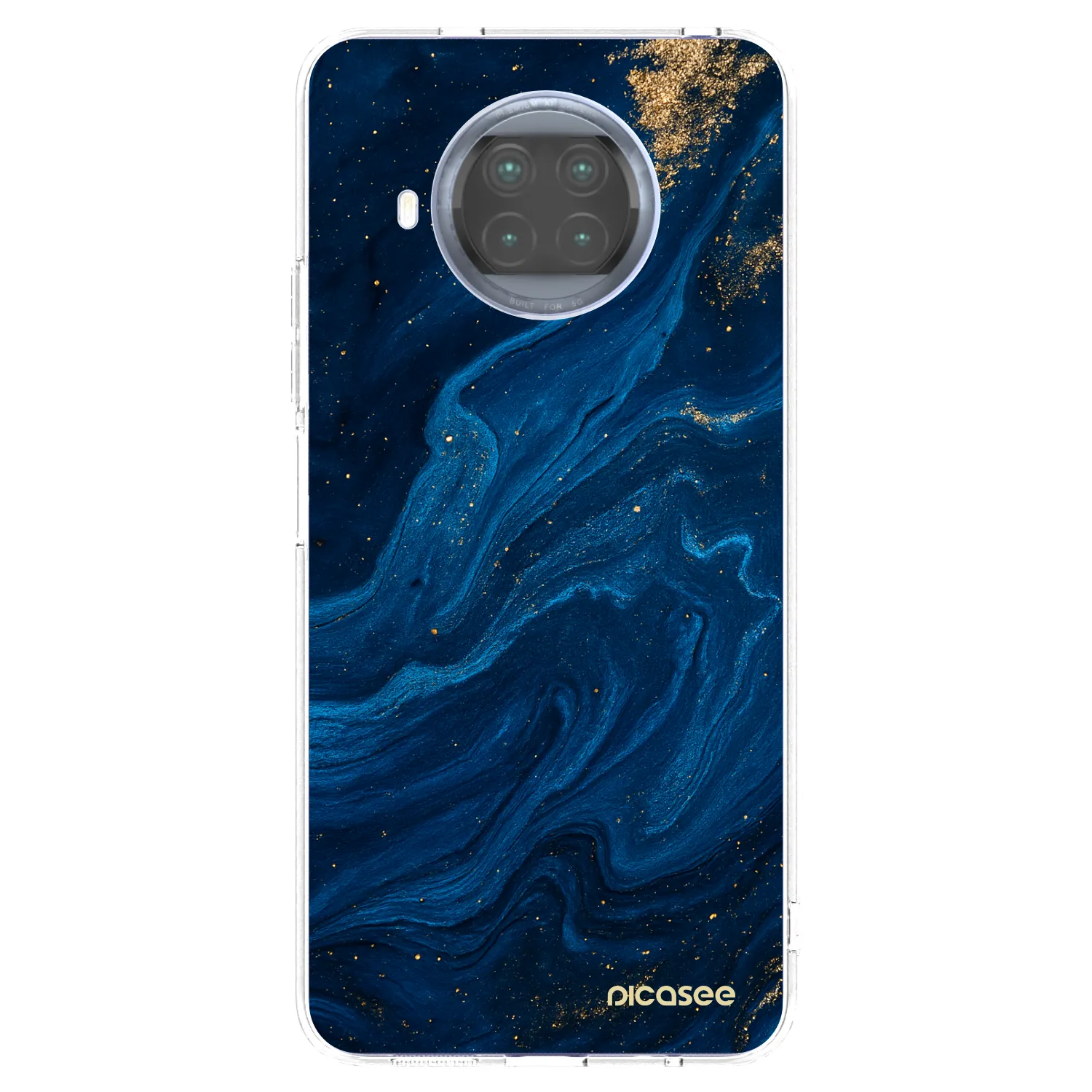Picasee Xiaomi Mi 10T Lite Hülle - Transparentes Silikon - Blue