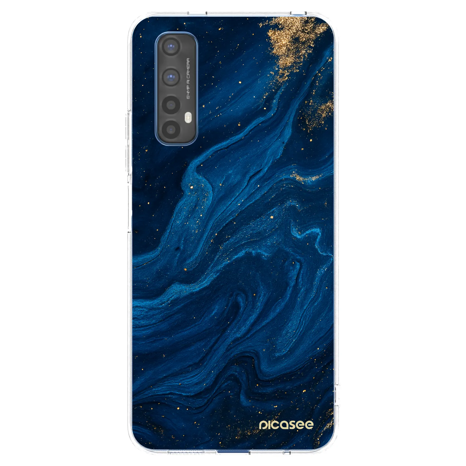 Picasee Realme 7 Hülle - Transparentes Silikon - Blue