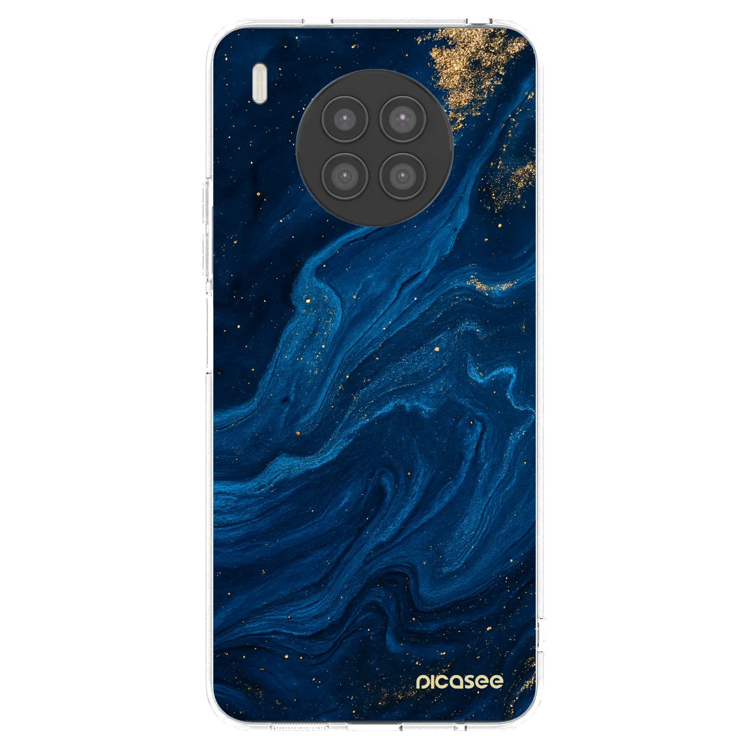 Picasee Huawei Nova 8i Hülle - Transparentes Silikon - Blue