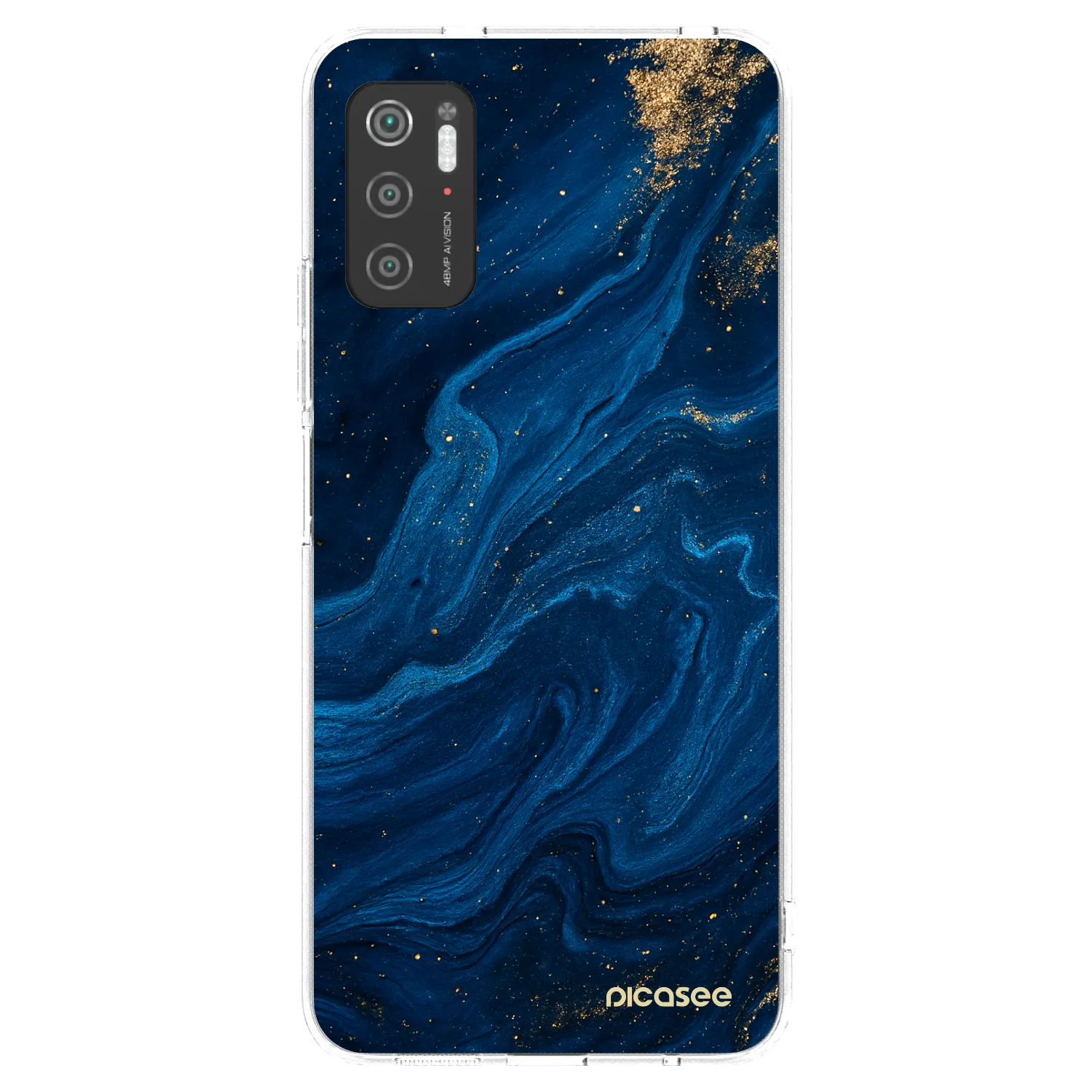 Picasee Xiaomi Poco M3 Pro 5G Hülle - Transparentes Silikon - Blue
