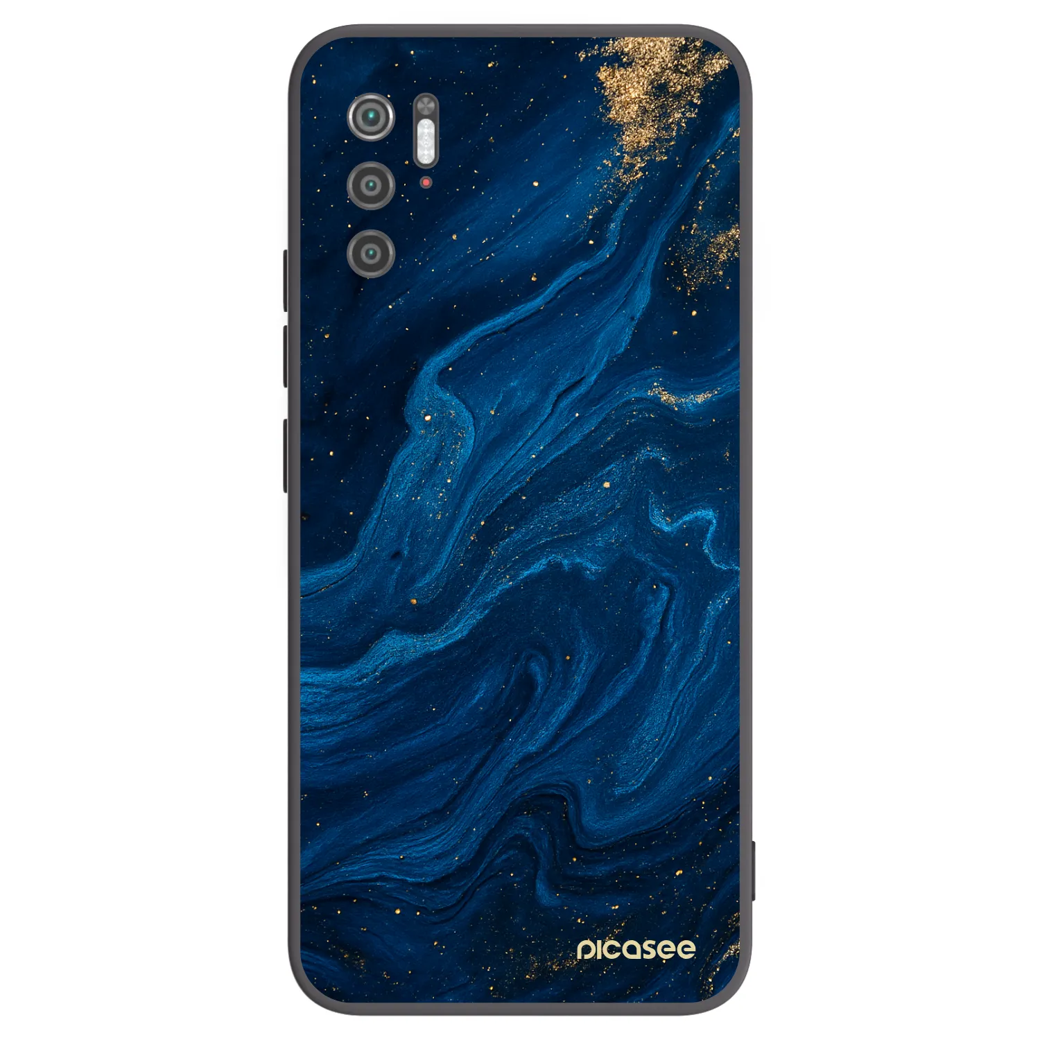 Picasee Xiaomi Poco M3 Pro 5G Hülle - Schwarzes Silikon - Blue