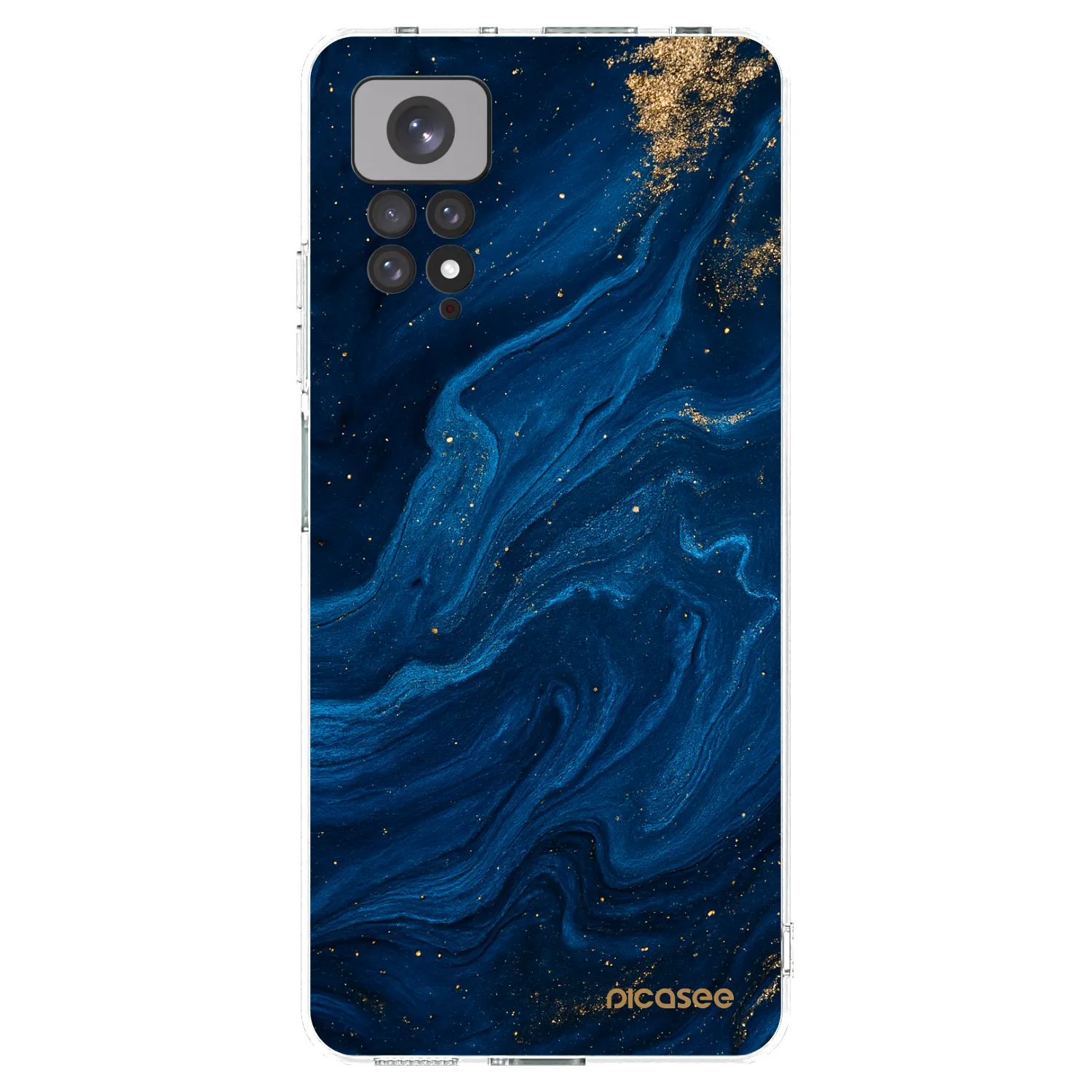 Picasee Xiaomi Redmi Note 11 Hülle - Transparentes Silikon - Blue