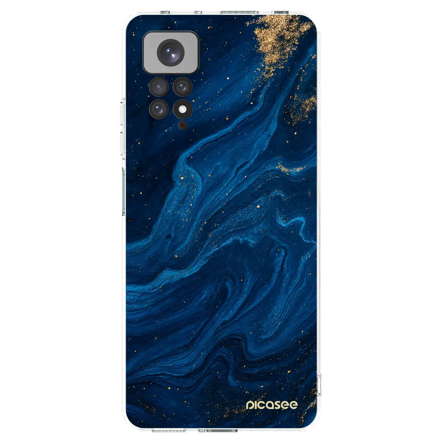 Picasee Xiaomi Redmi Note 11S 4G Hülle - Transparentes Silikon - Blue